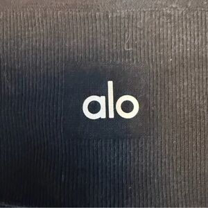 ALO Yoga Black Ribbed Brallette